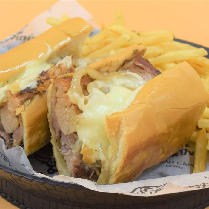 Pork Philly Sandwich.